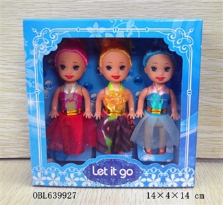 3.5 -inch three fashion real barbie princess window box - OBL639927
