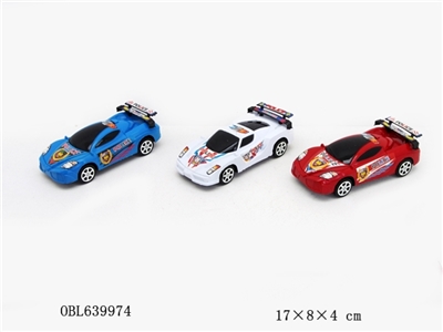 Inertia of the police car with lights - OBL639974