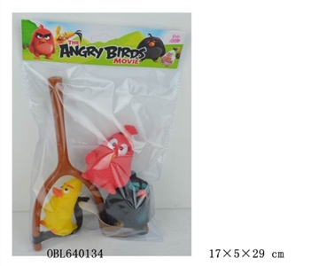 The latest version of angry birds three bird suit with a bow - OBL640134
