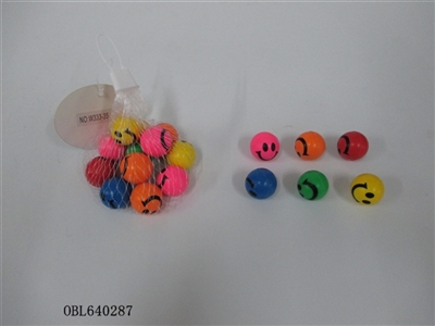 2.7 cm mesh bag 12 smiling face bounce the ball - OBL640287