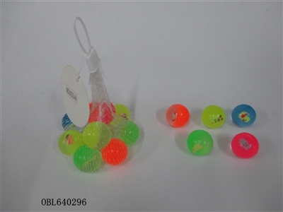 3.2 cm mesh bag 10 animal bounce the ball - OBL640296