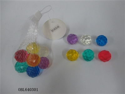 3.2 cm 10 diamond mesh bag bounce the ball - OBL640301