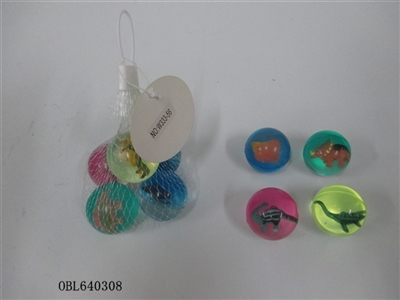 4.5 cm mesh bag 5 grain of dinosaur ocean bounce the ball - OBL640308