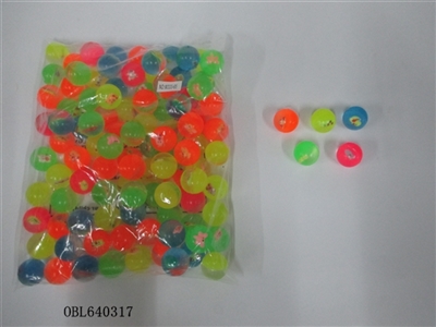 3.2 cm animal bounce the ball - OBL640317