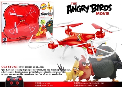 Angry birds air gyro 33 cm 4 axis aircraft - OBL640432