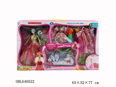 Cloth sofa real barbie many clothes - OBL640522