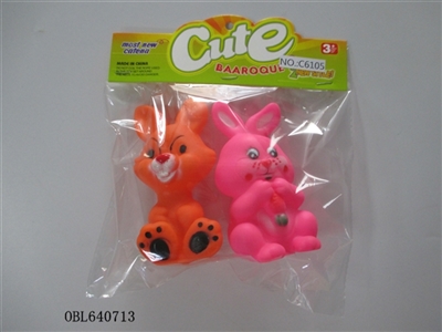 Two lining plastic animal zhuang - OBL640713