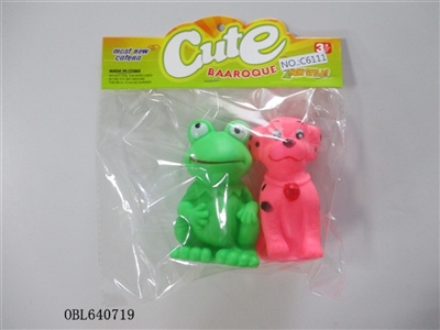 Two lining plastic animal zhuang - OBL640719
