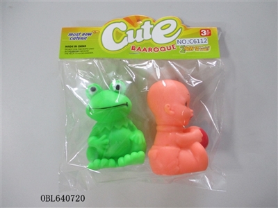 Two lining plastic animal zhuang - OBL640720
