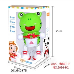 Happy little drummer (frog prince) - OBL640875