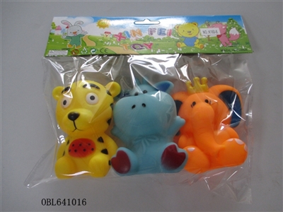 Three lining plastic animal zhuang - OBL641016