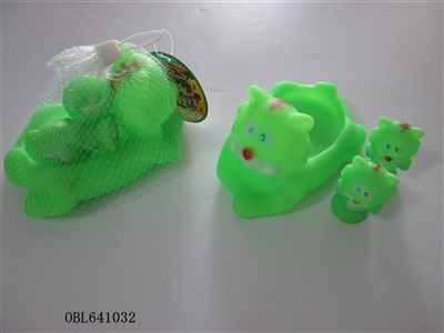 Three lining plastic zhuang tigress - OBL641032