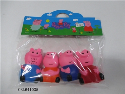 Kid sister four lining plastic zhuang pig - OBL641035