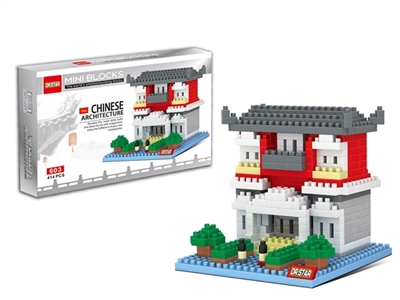 Mini blocks - Chinese style villa/world architecture 414 PCS - OBL641227