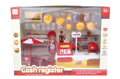 Burger store, supermarket cash register with light and sound (not package electricity) - OBL641255