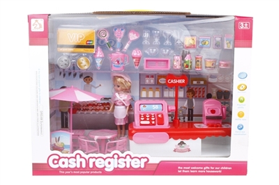 The ice cream store, supermarket cash register with light and sound (not package electricity) - OBL641256