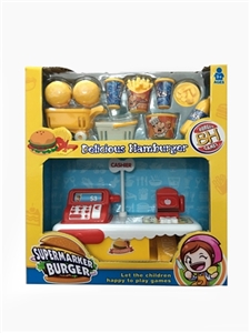 Burger store, supermarket cash register with light and sound (not package electricity) - OBL641261