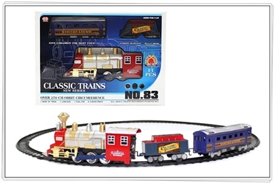 Electric light smoke music track train - OBL641616
