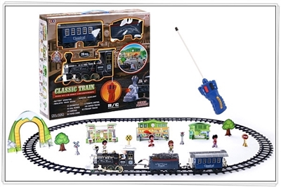 Remote control light music track train - OBL641650