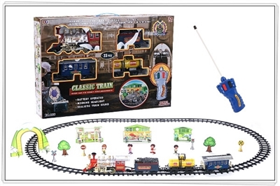 Remote control light music track train - OBL641651