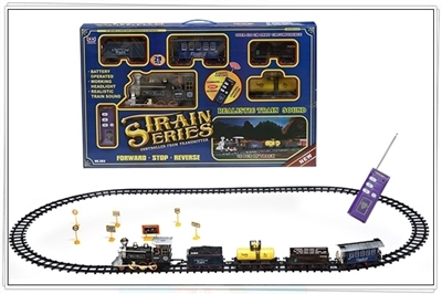 Remote control light music track train - OBL641682