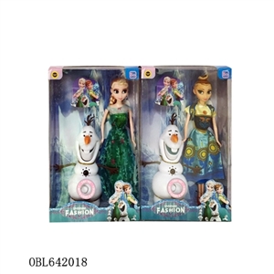 Ice and snow princess two mixed light music snow treasure - OBL642018