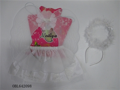 Angel wings matchs skirt headdress - OBL642098
