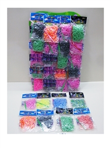 DIY 20 bags hanging plate snowflakes rubber band - OBL642709