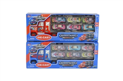 Container truck with 6 cars - OBL642793