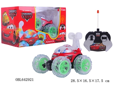 Four-way remote control paddle stunt skip (package with electric music lights) - OBL642921