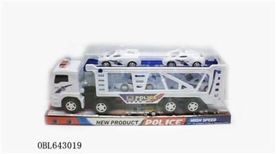 The police inertial tow the car - OBL643019