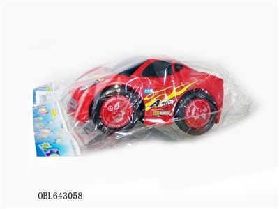 Q version of inertia sports car - OBL643058
