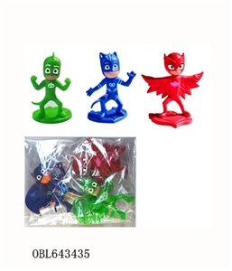 4 inches of the masked man doll single base of OPP bags, three a bundle - OBL643435