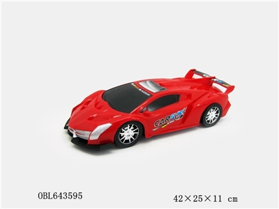 实色喷漆仿真惯性车     （红、蓝混装） - OBL643595
