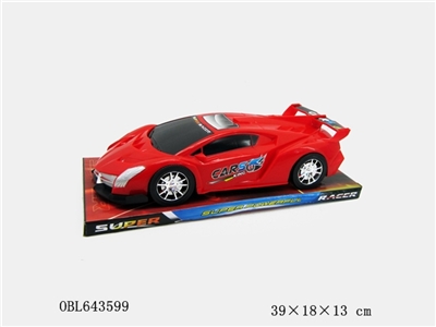 实色喷漆仿真惯性车 （红、蓝混装） - OBL643599