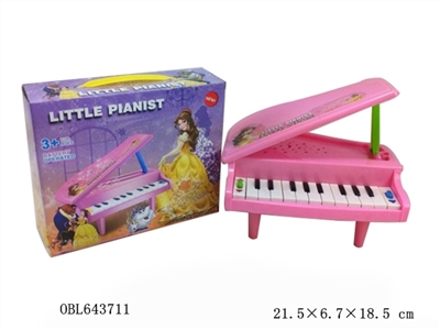 Beauty and the beast lights the piano - OBL643711