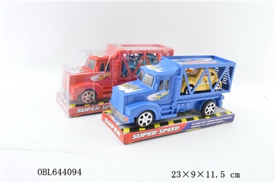 惯性双层拖头车载1只大甲壳虫车 - OBL644094