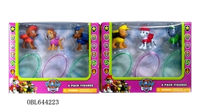 2 inch dogs patrol 3 box only three transparent base, paragraph 2 - OBL644223