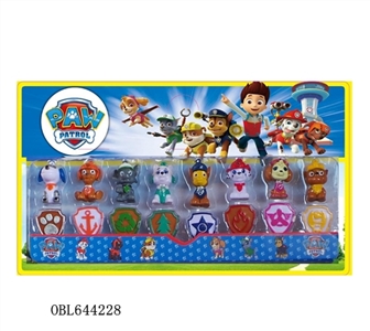 2 inch seal 8 figures 8 seal only dogs patrol base card installed, paragraph 1 - OBL644228