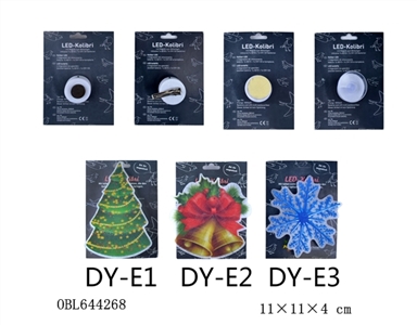 Christmas trees, snow, the bell can do: magnet iron clip double-sided adhesive sucker - OBL644268