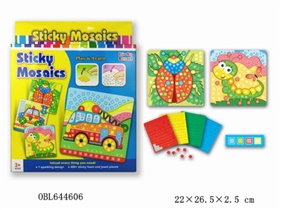 Mosaic digital paste creative - worm series - OBL644606