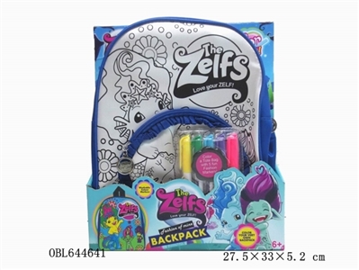 The Zelfs painted watercolour backpack can be washed pen (5 color) - OBL644641