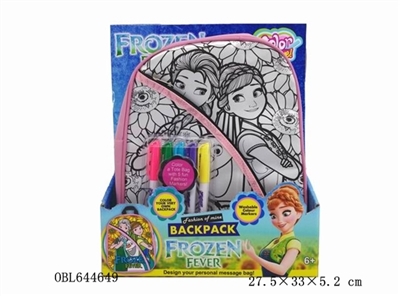 Ice and snow country 2 DIY painting watercolor backpack can be washed pen (5 color) - OBL644649