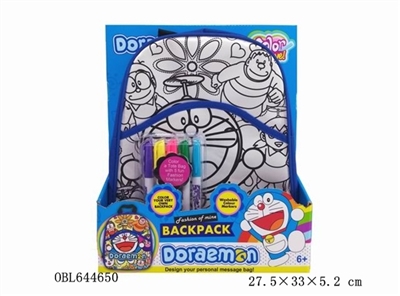 Doraemon DIY painting watercolor backpack can be washed pen (5 color) - OBL644650