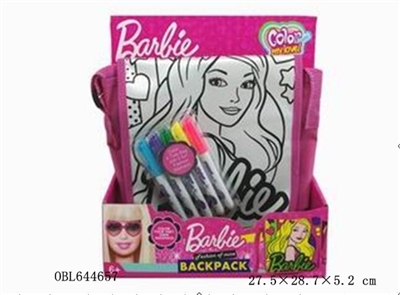 Barbie DIY painting watercolor backpack can be washed pen (5 color) - OBL644657