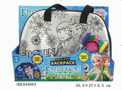 Ice and snow country DIY painting watercolor backpack can be washed pen (5 color) - OBL644663