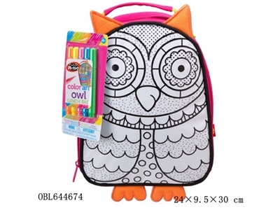 DIY painting watercolor backpack can be washed pen (5 color) - w - OBL644674