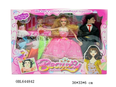 11.5 -inch barbie color box with costume - OBL644842