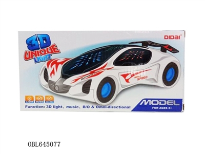 Universal concept car white painted red/blue - OBL645077