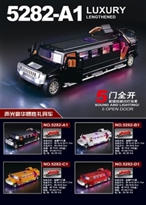The light music inertia limo hummer black - OBL645582